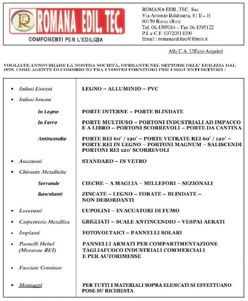 I Nostri PRODOTTI