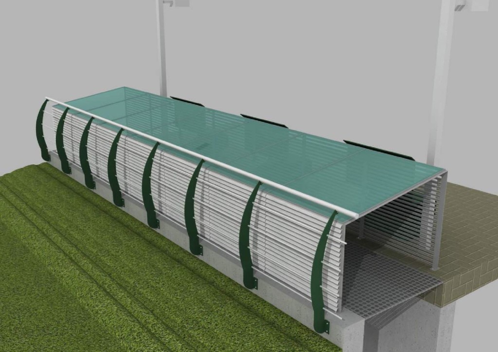 Progetti Soluzione tecnico-estetica copertura grigliato 01-003