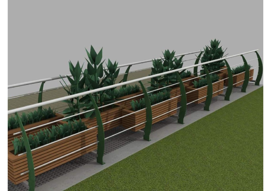 Progetti Soluzione tecnico-estetica copertura grigliato 02-001